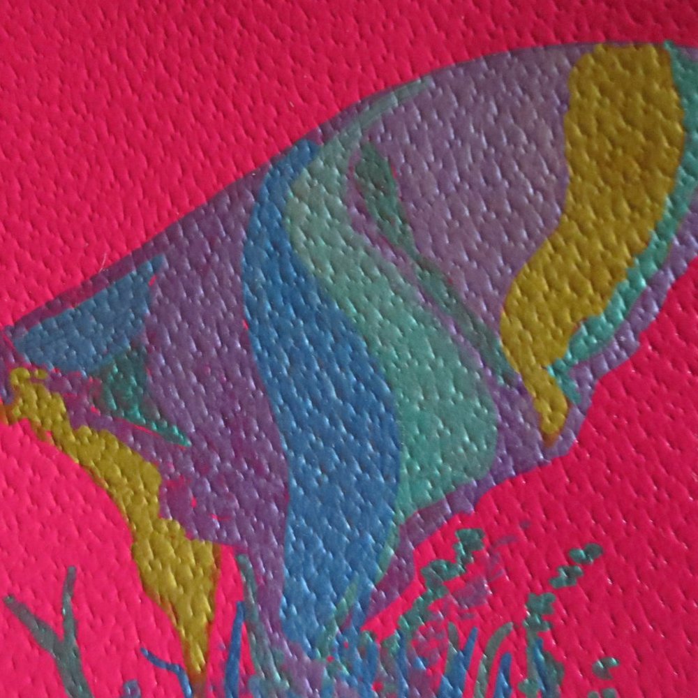 KATE SPADE Pink Hand Painted Butterfly Leather Bag - Picture 2 of 9